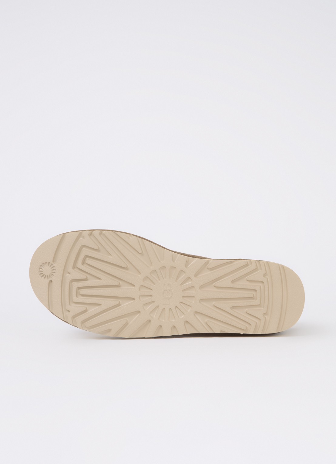 UGG Classic Ultra Mini enkellaarsje van suède - detail 5 taupe