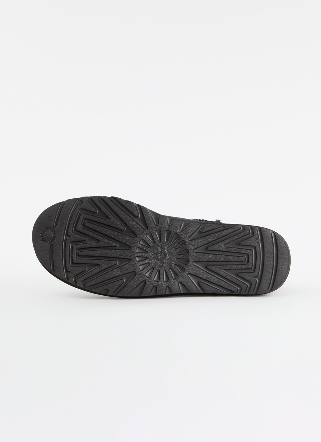UGG Classic Ultra Mini enkellaarsje van suède - detail 4 zwart