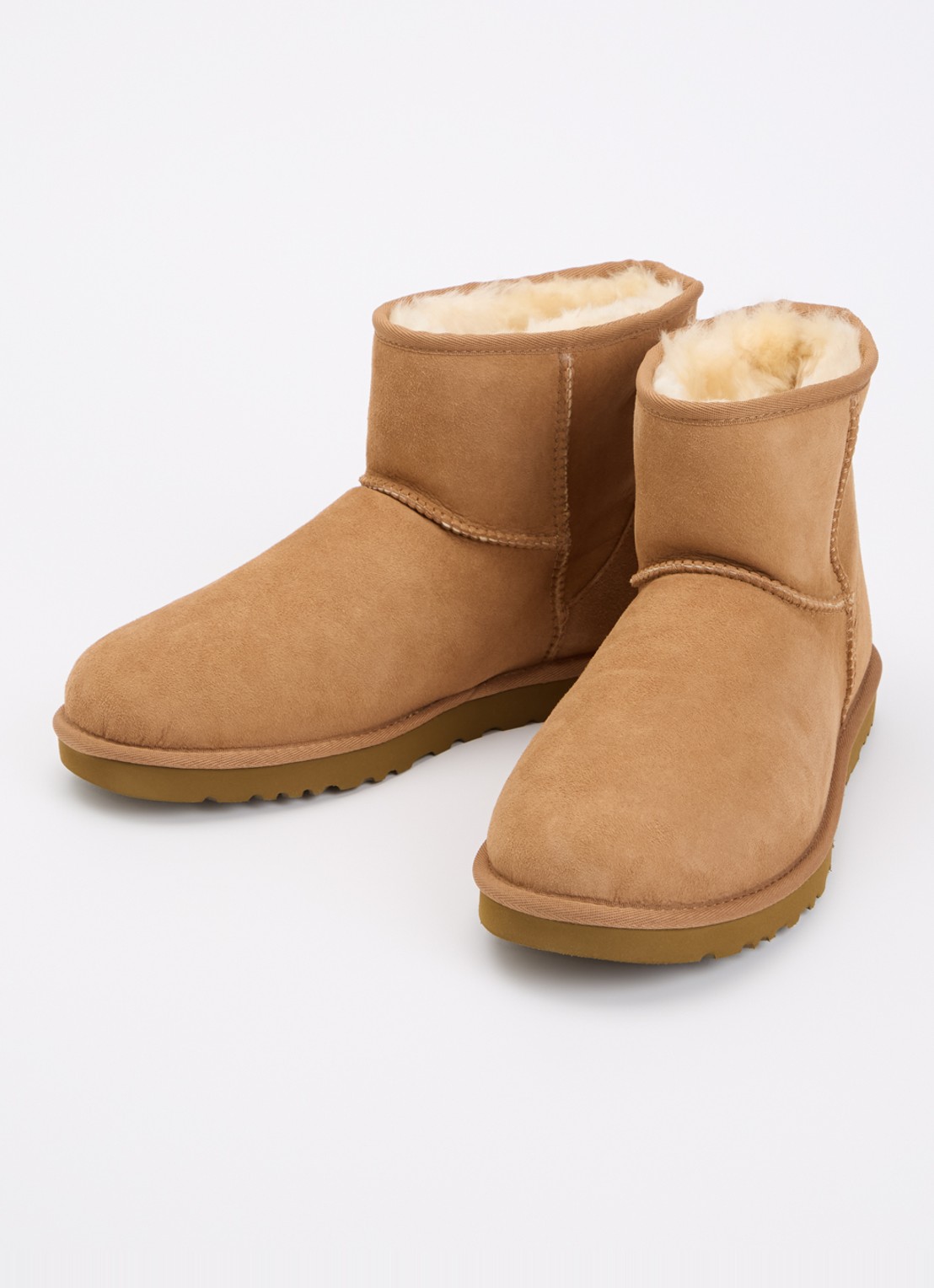 UGG Classic Ultra Mini laars van suède - detail 2 camel