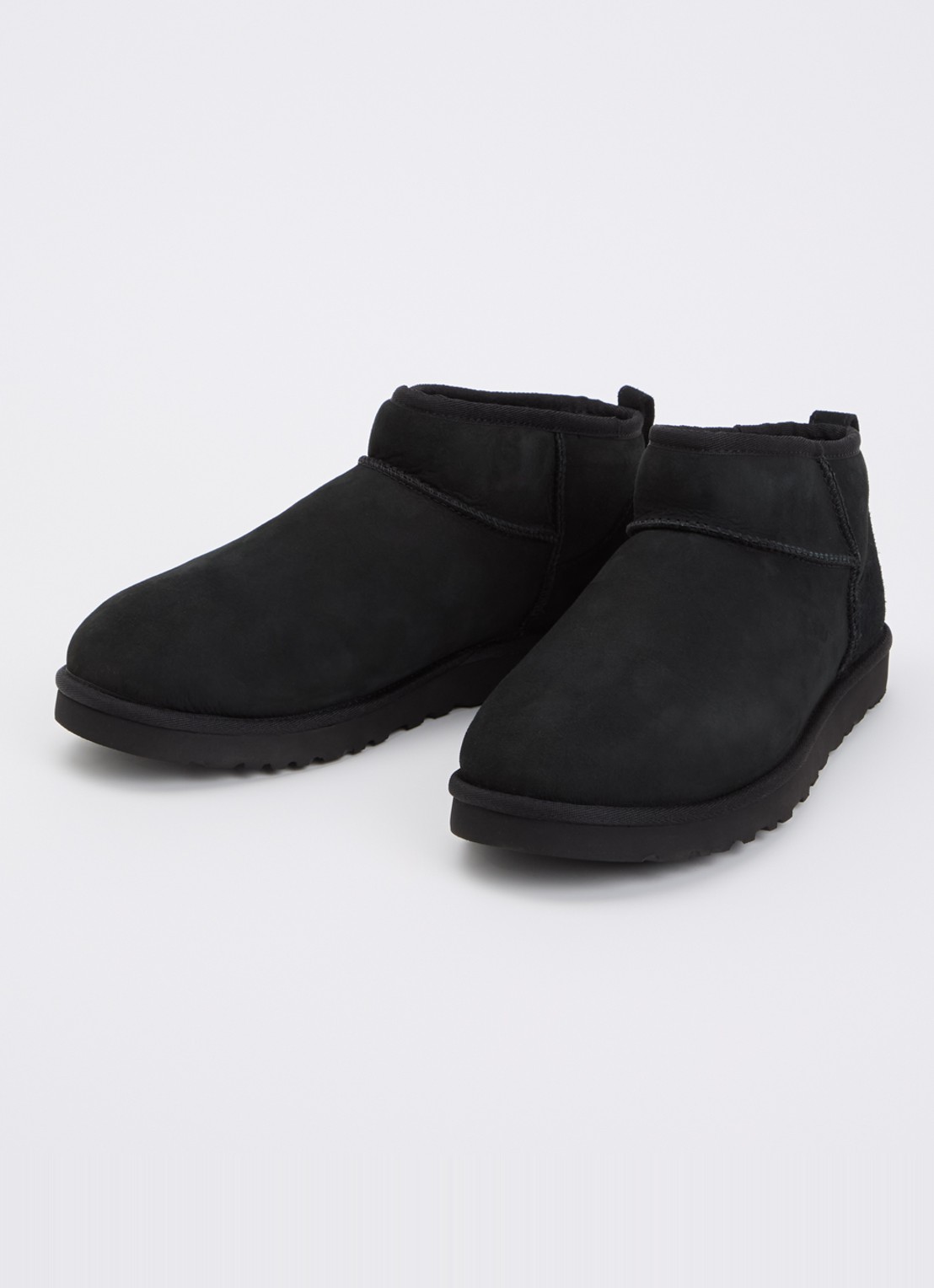 UGG Classic Ultra Mini laars van suède - detail 3 zwart
