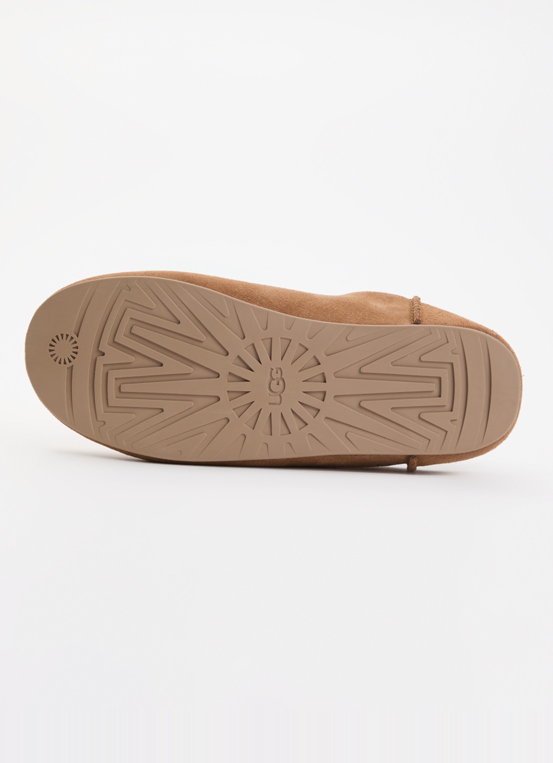 UGG Elea pantoffel van suède  - detail 3 cognac