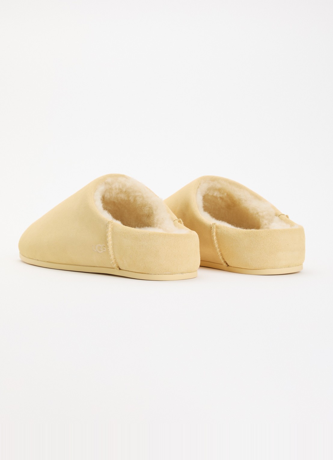 UGG Elea pantoffels van suède  - achterkant 5 ivoor