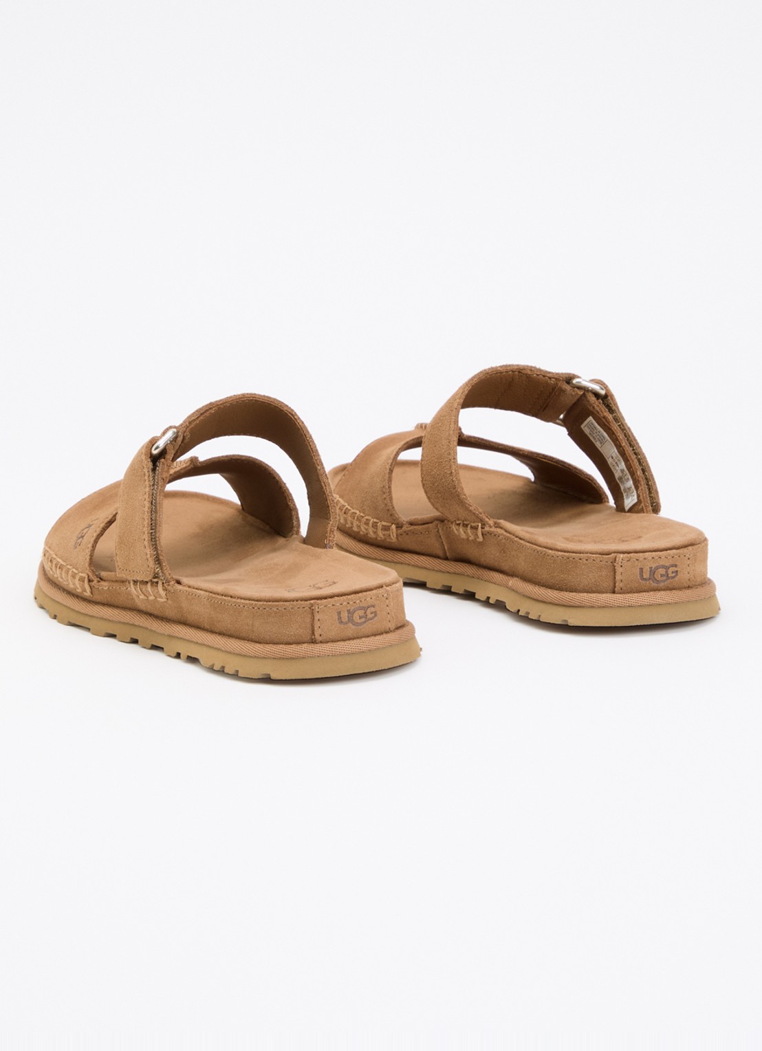 UGG Golden Gaze slipper van suède - achterkant cognac