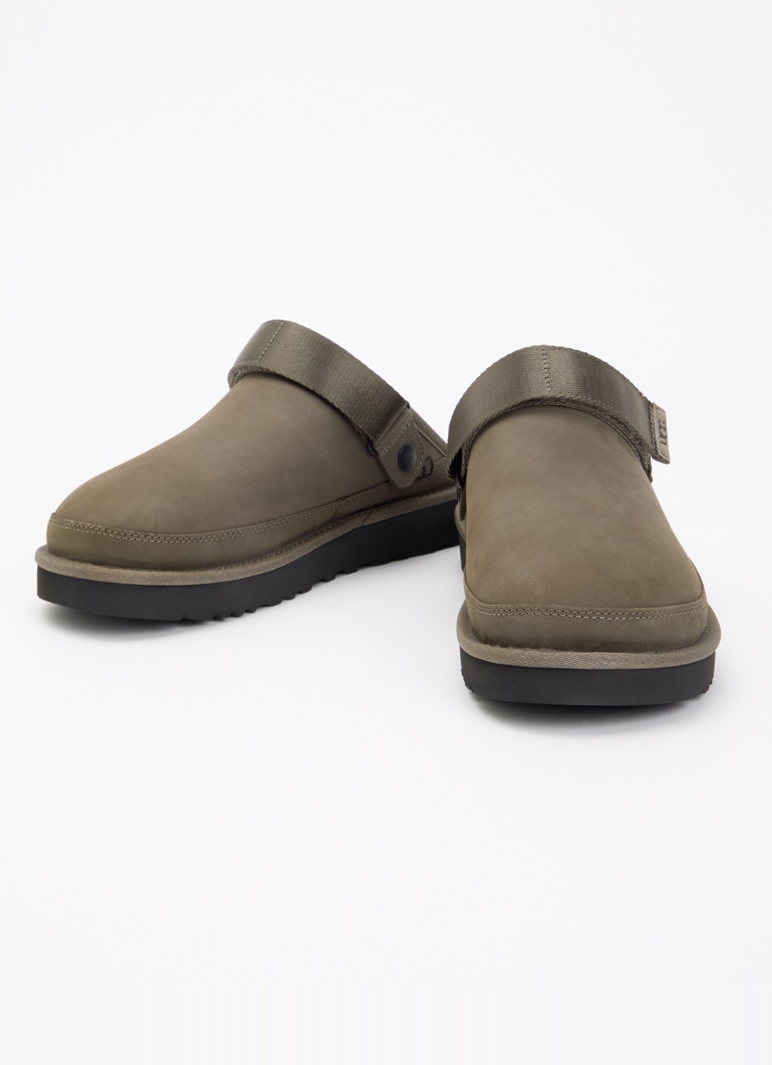 UGG Goldencoast muiltje van nubuck - detail 3 bronsgroen