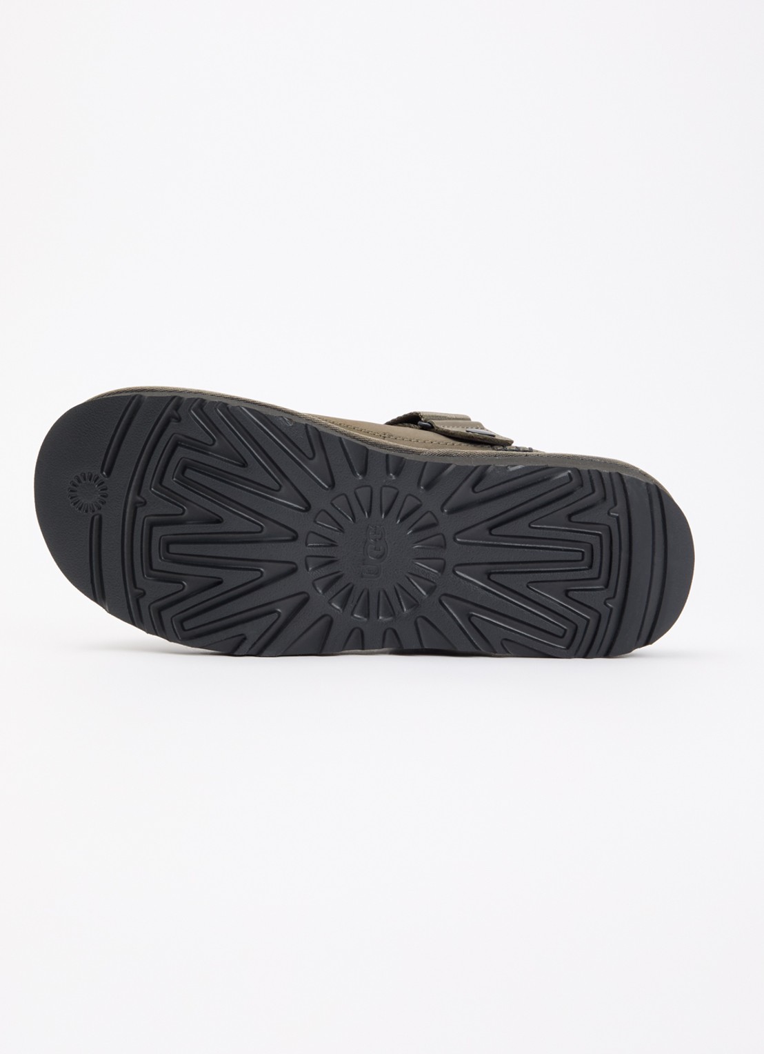 UGG Goldencoast muiltje van nubuck - detail 5 bronsgroen