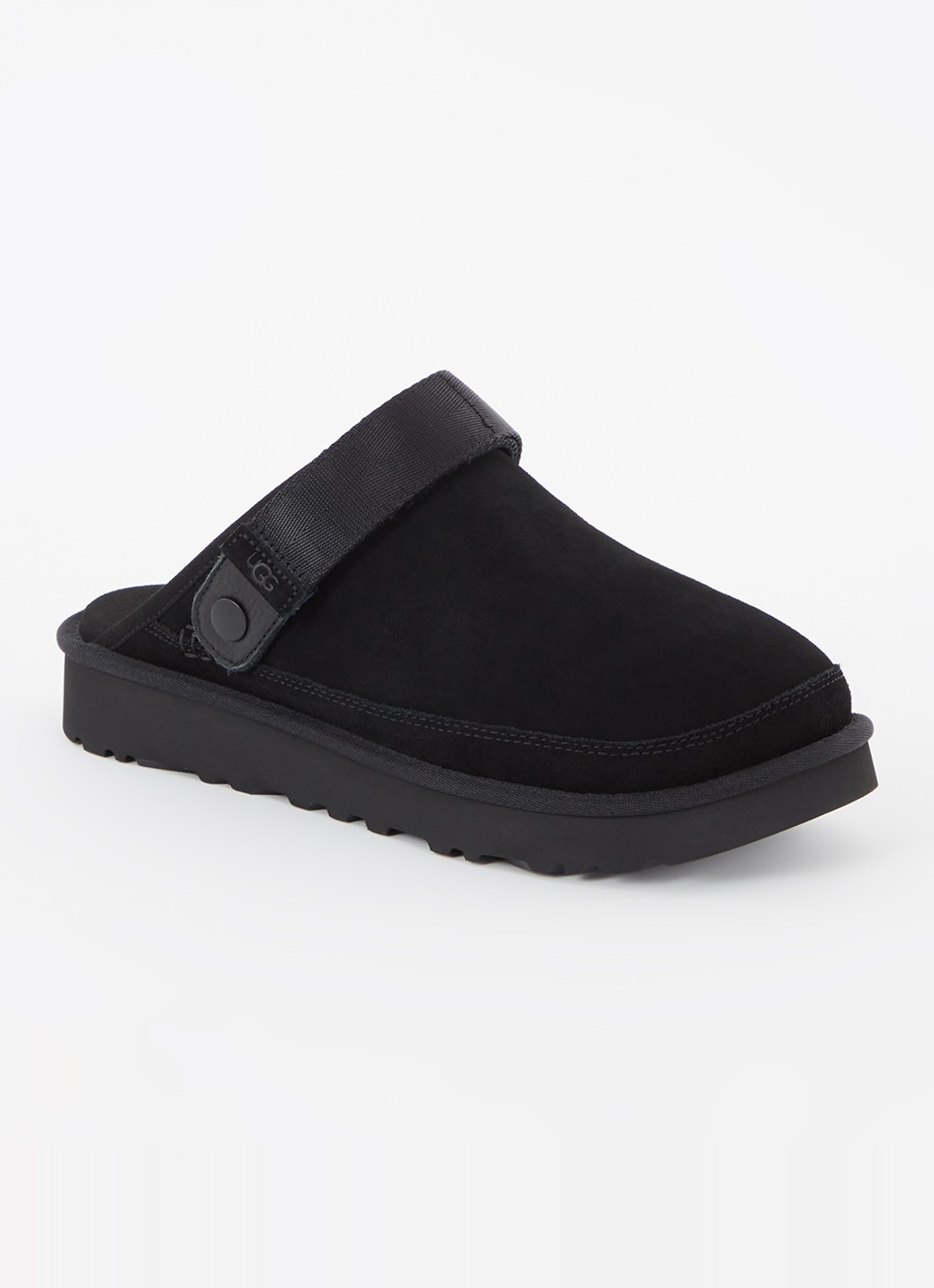 UGG Goldencoast muiltje van suède - voorkant zwart