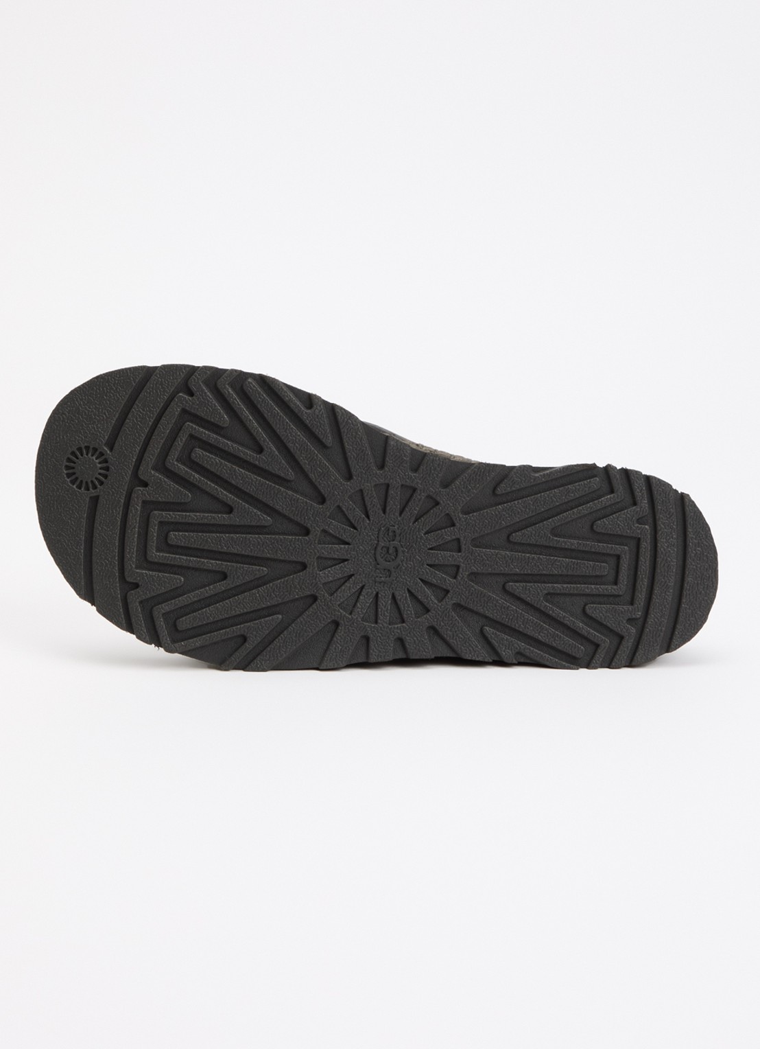 UGG GoldenGaze Embossed sandaal van leer met crocostructuur - detail 5 olijfgroen