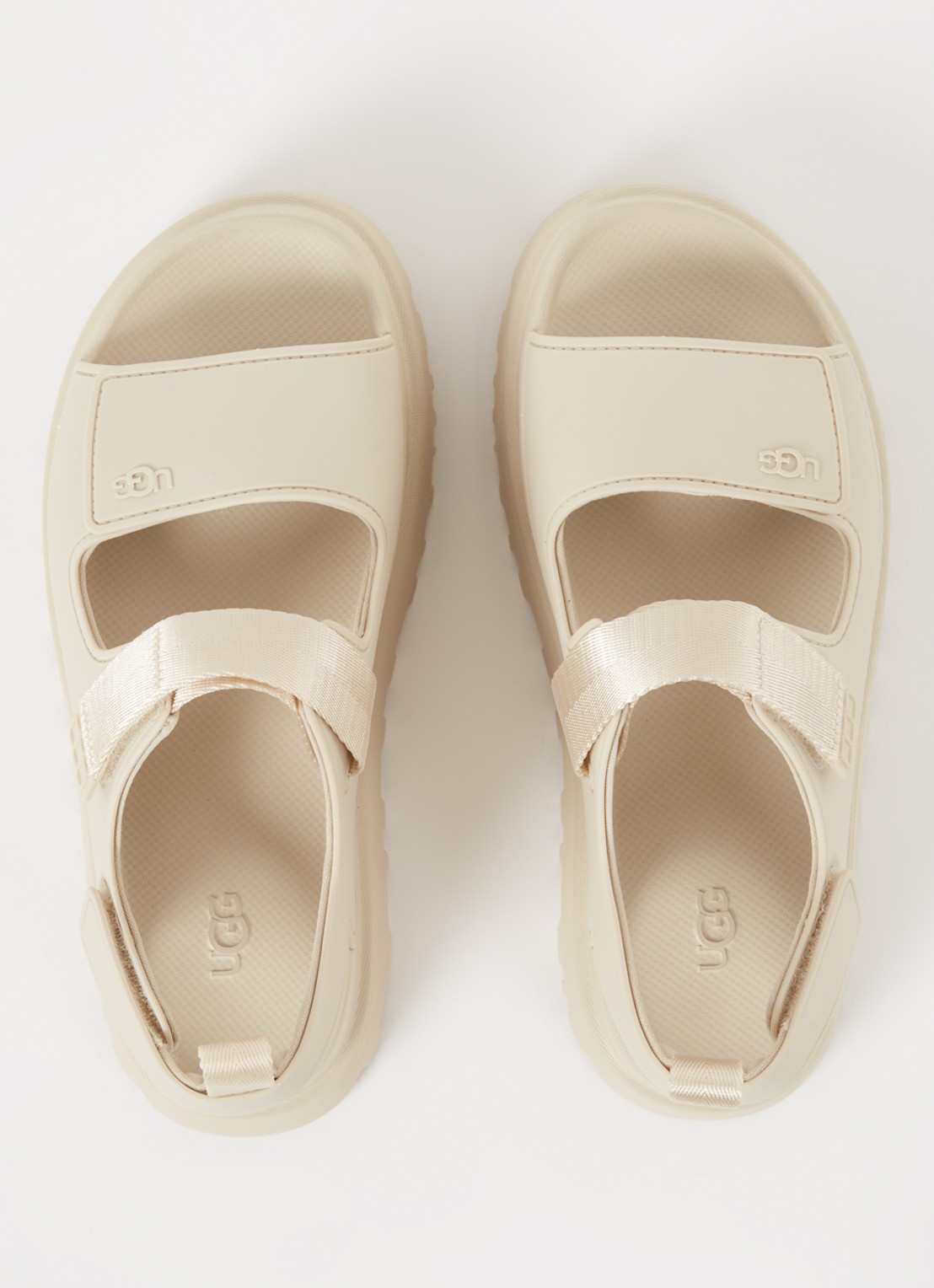 UGG Goldenglow sandaal met logo - detail 2 creme