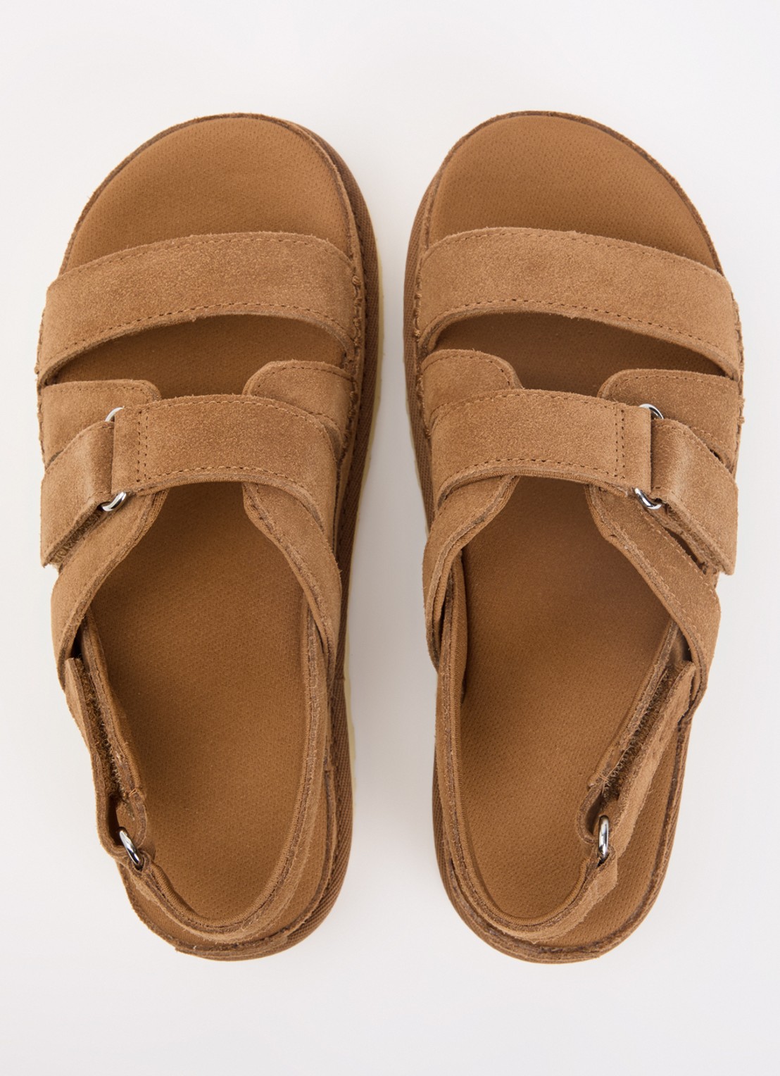 UGG Goldenstar Gleam sandaal van suède - detail 4 camel