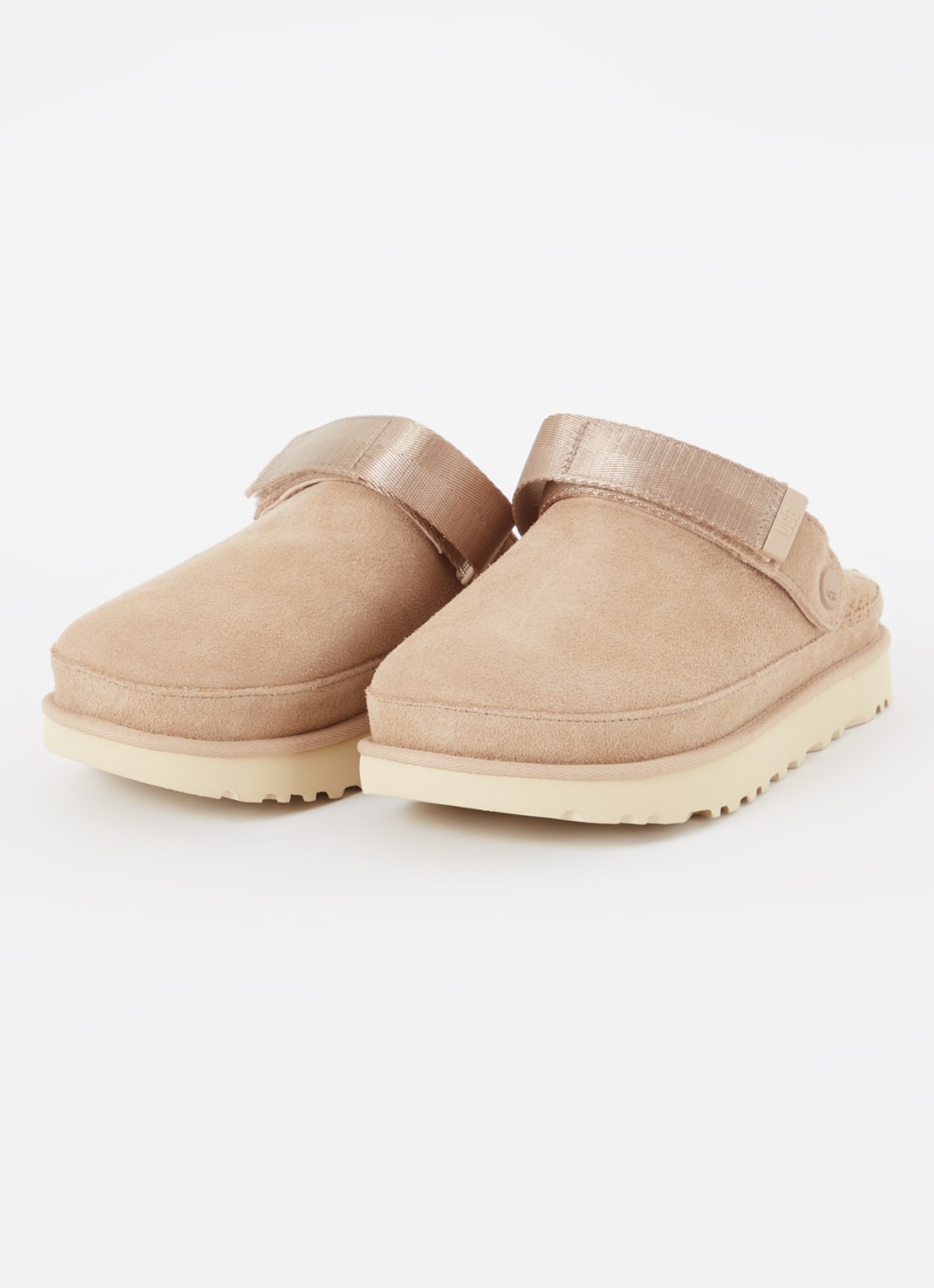 UGG Goldenstar instapper van suède - detail beige