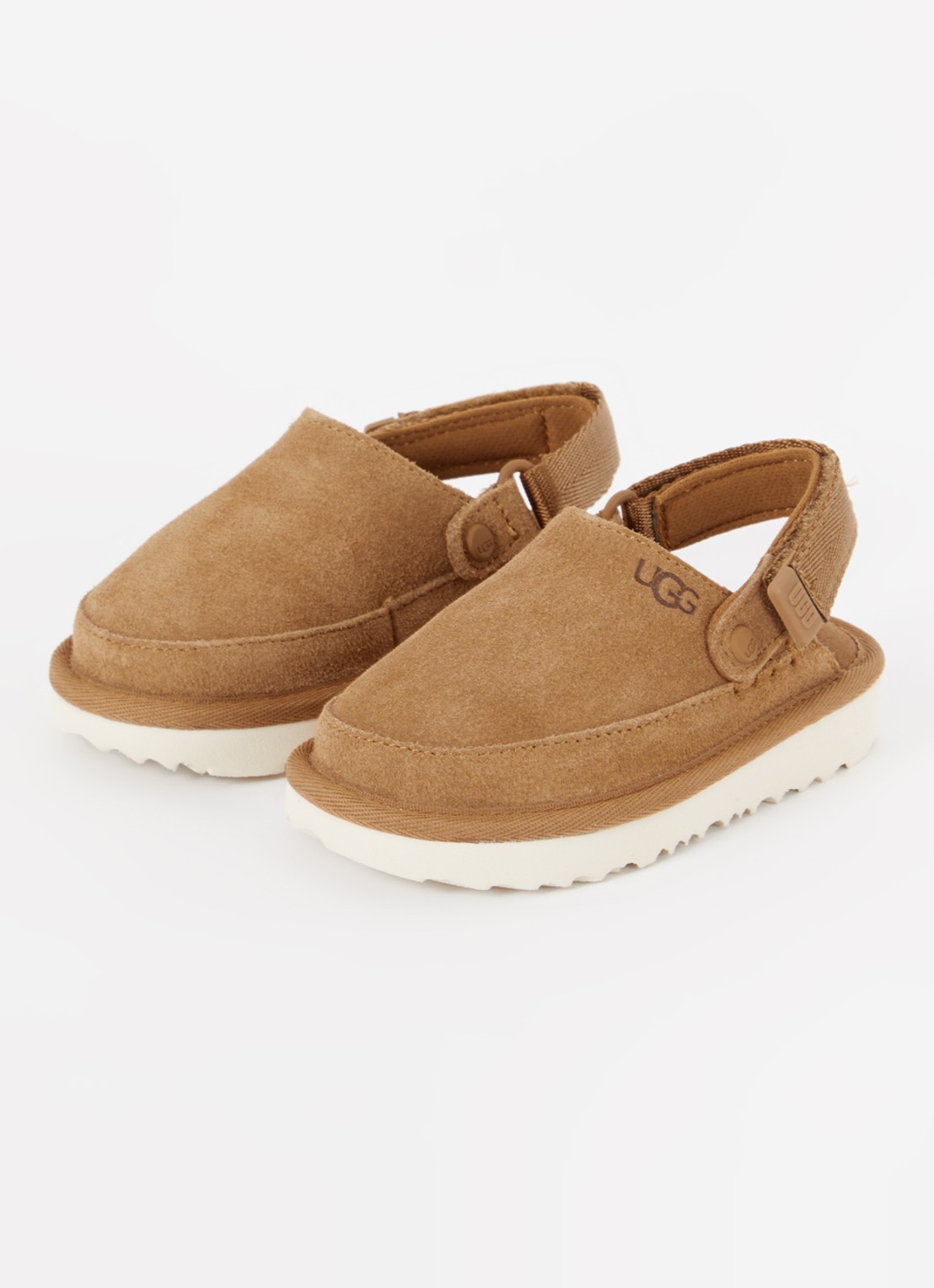 UGG Goldenstar muiltje van suède - voorkant 2 kastanjebruin