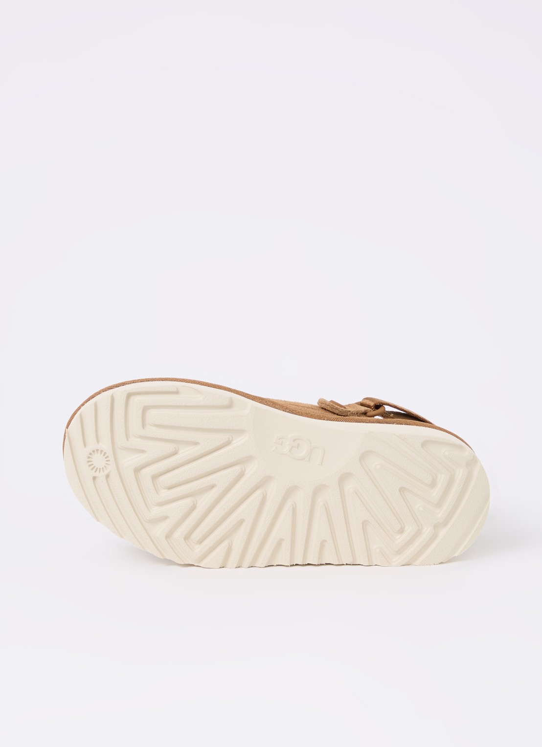 UGG Goldenstar muiltje van suède - detail 5 kastanjebruin