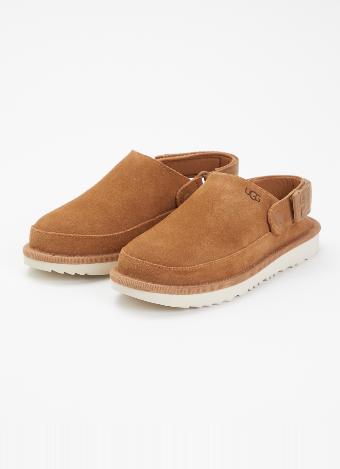 UGG Goldenstar muiltje van suède - voorkant 2 hazelnootbruin