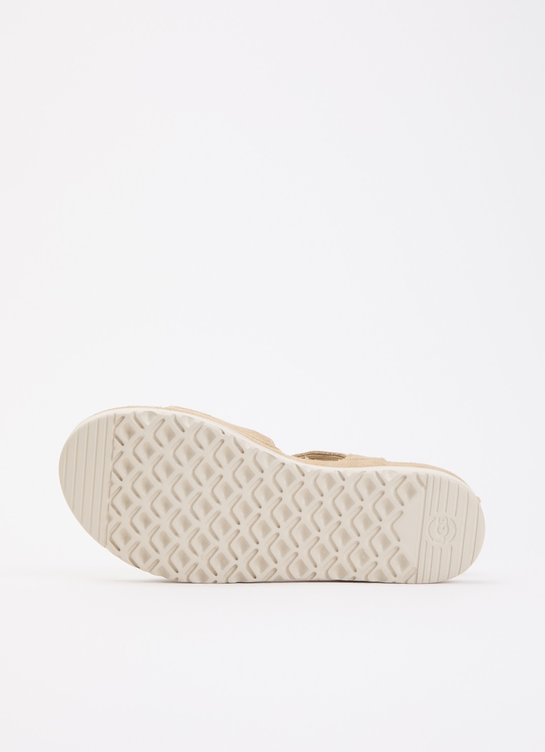 UGG Goldenstar sandaal van suède met logo - detail 3 zand