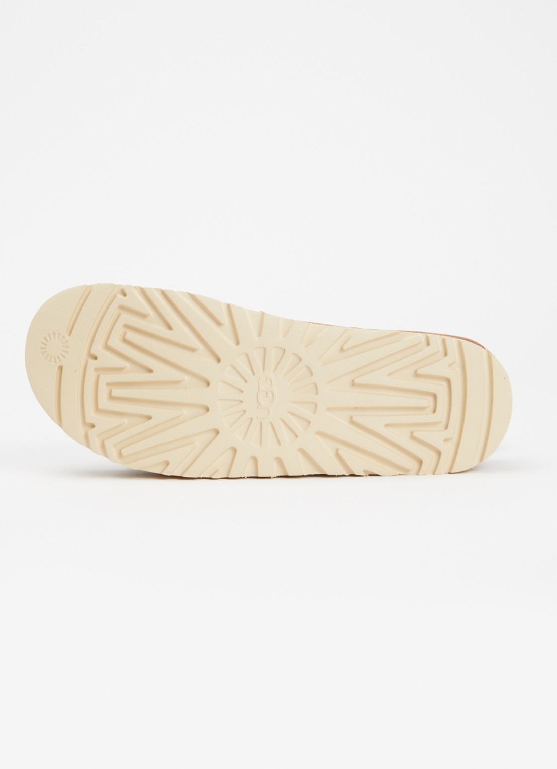 UGG Goldenstar sandaal van suède - detail 5 kastanjebruin