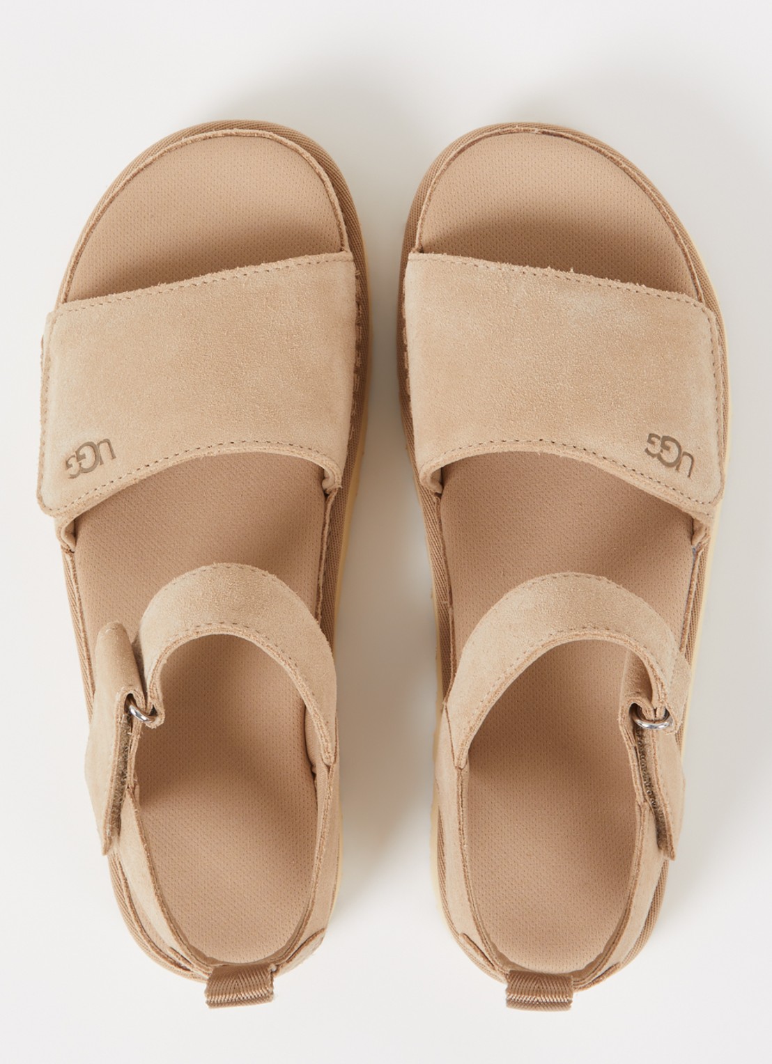 UGG Goldenstar sandaal van suède - detail 4 beige