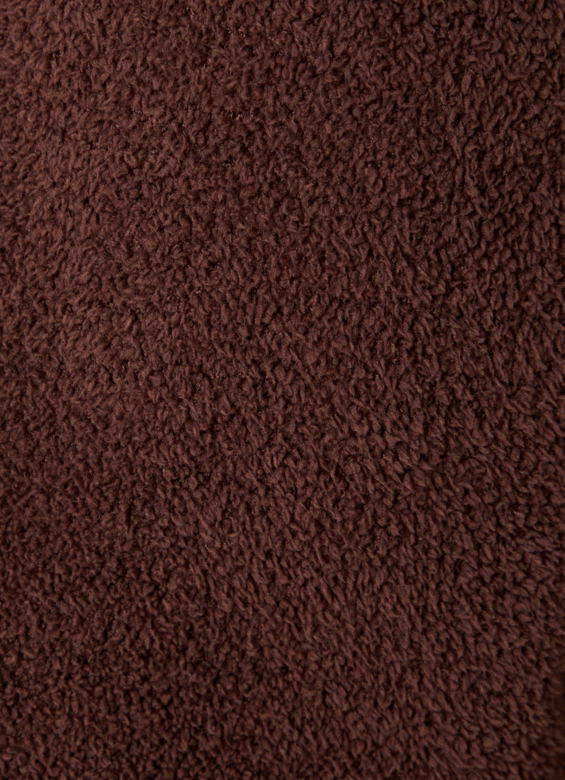 UGG Hana fijngebreid vest van teddy - detail 4 donkerbruin