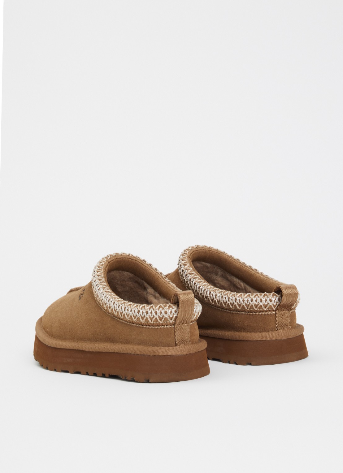 UGG K Tazz muiltje van suède - achterkant 2 donkerbeige