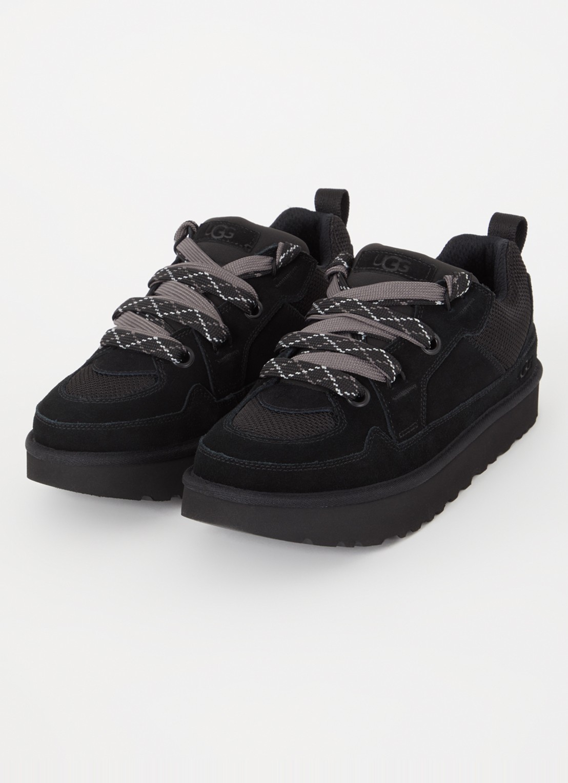 UGG Lo Lowmel sneaker met mesh details - detail 2 zwart