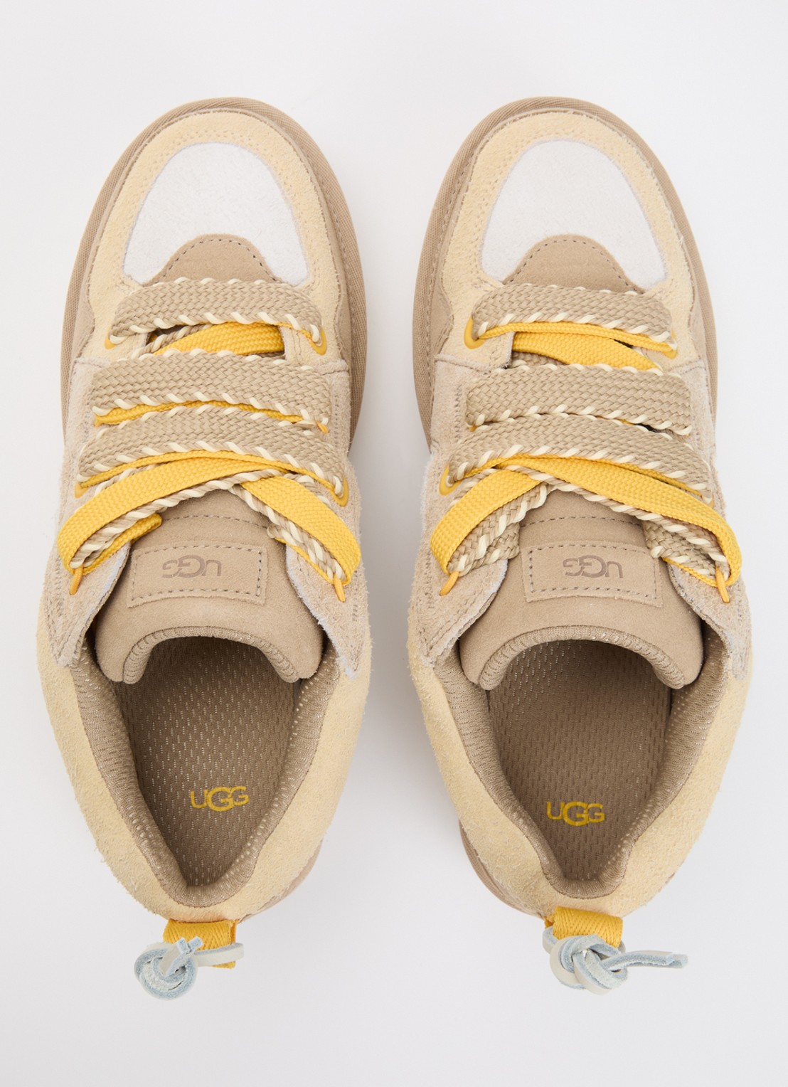 UGG Lowmel Biarritz sneaker van suède  - detail 2 lichtbruin