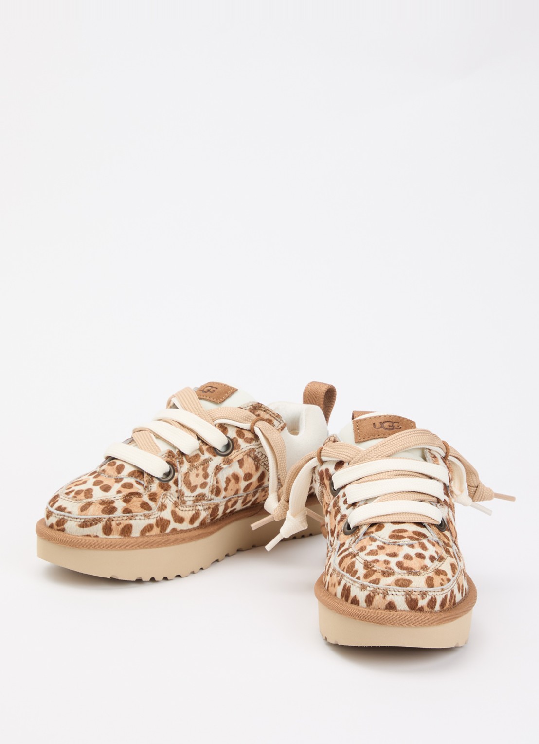 UGG Lowmel sneaker met panterprint - detail 3 beige