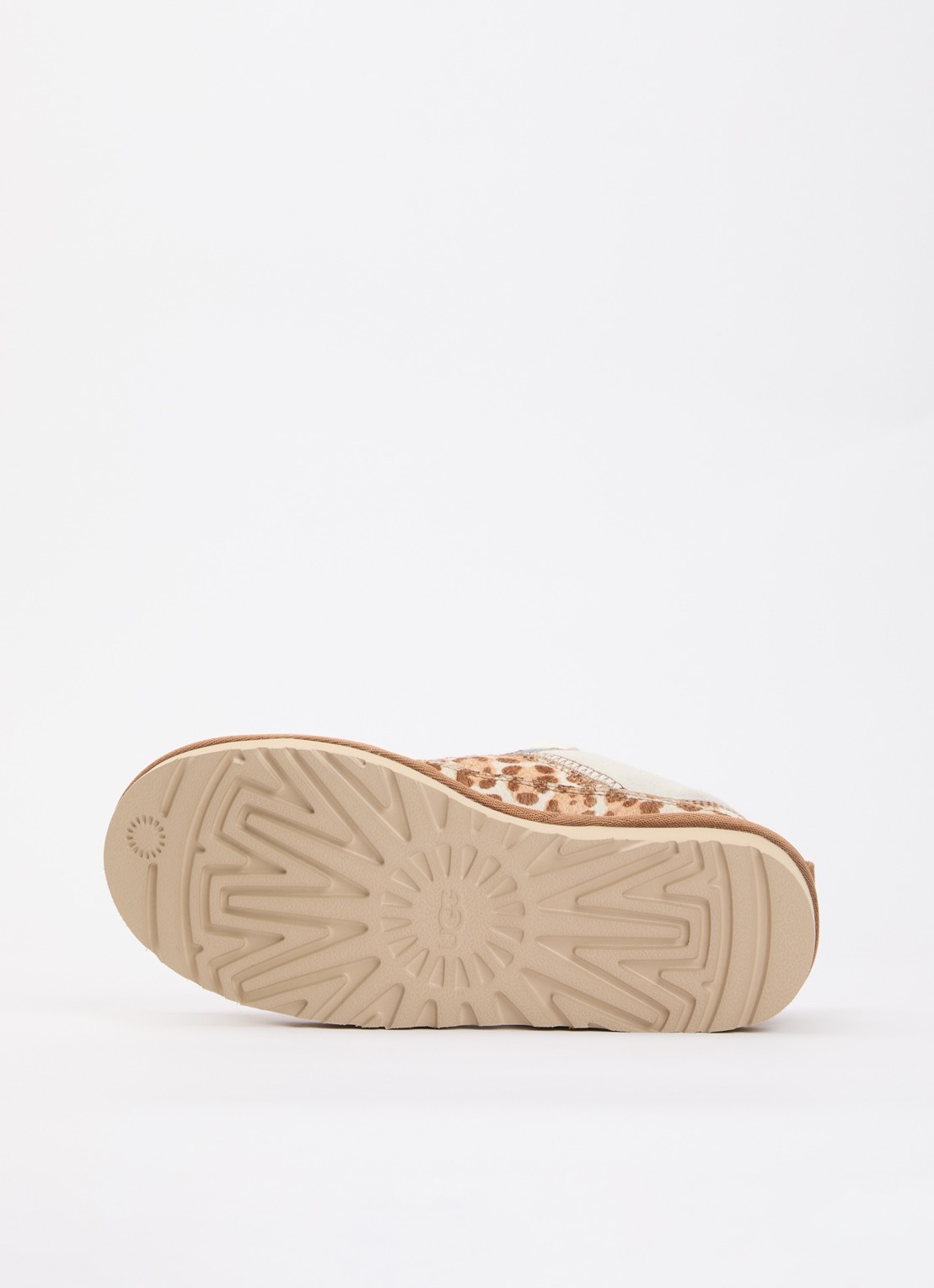 UGG Lowmel sneaker met panterprint - detail 5 beige