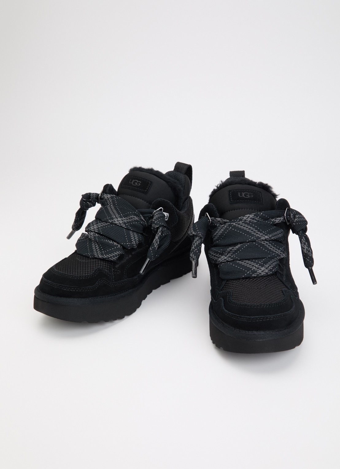 UGG Lowmel sneaker met suède details - detail 3 zwart