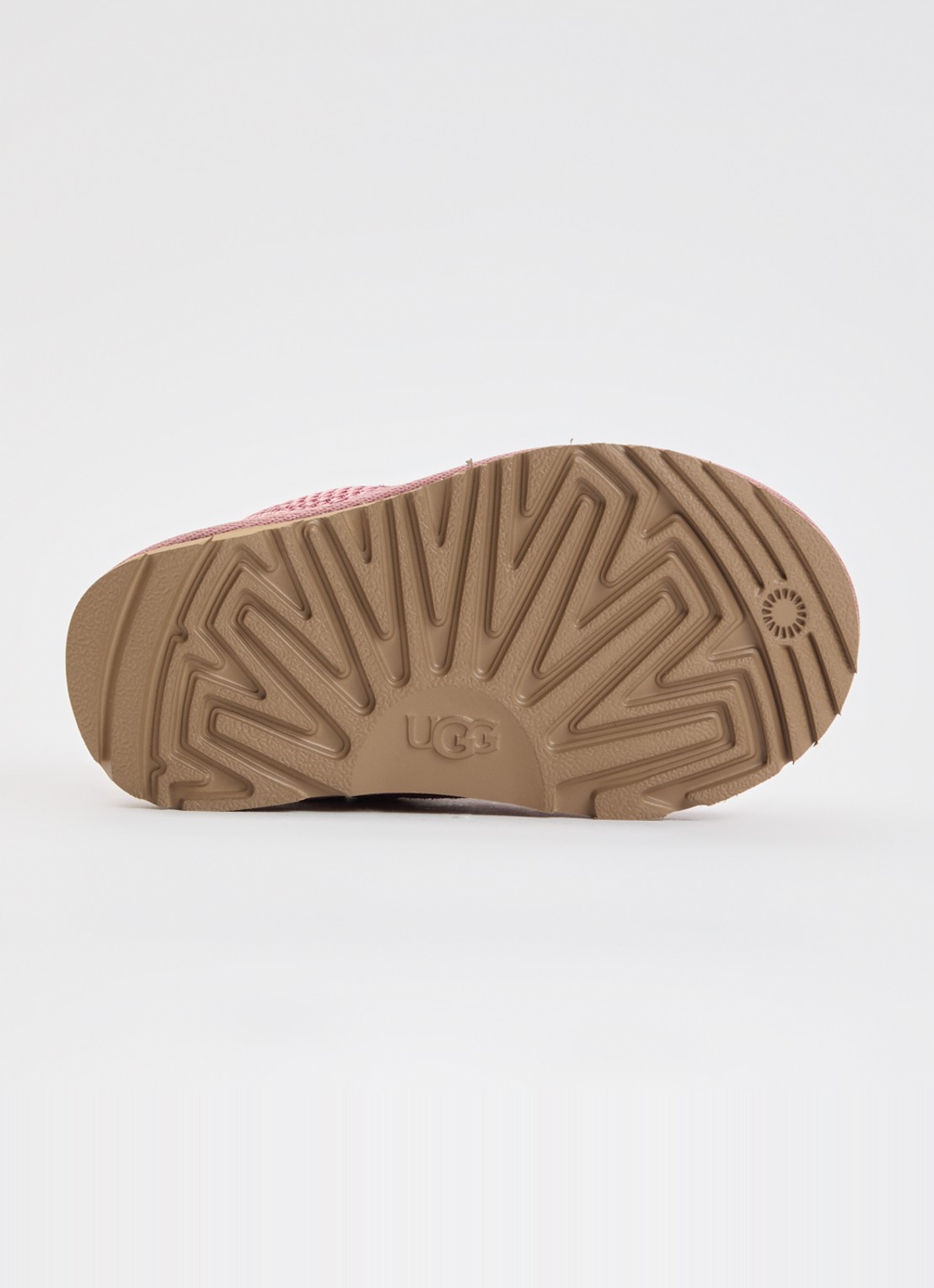 UGG Lowmel sneaker met suède details - detail koraalroze
