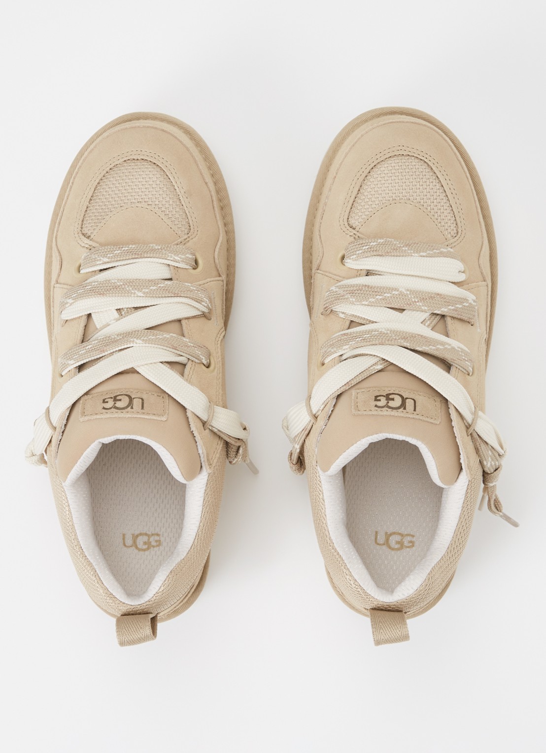 UGG Lowmel sneaker met suède details - detail 2 beige