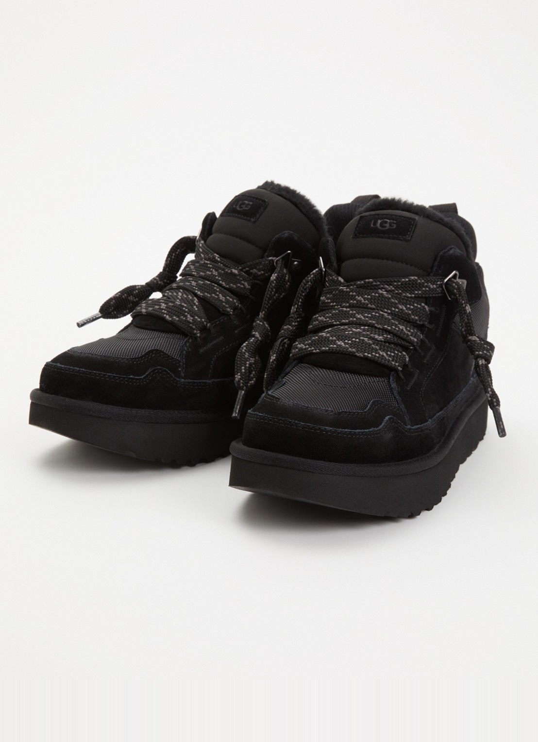 UGG Lowmel sneaker met suède details - detail 2 zwart