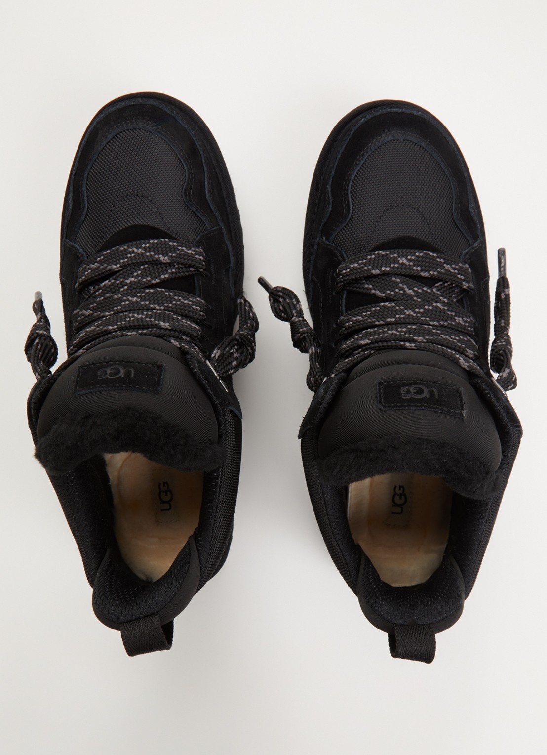 UGG Lowmel sneaker met suède details - detail 3 zwart