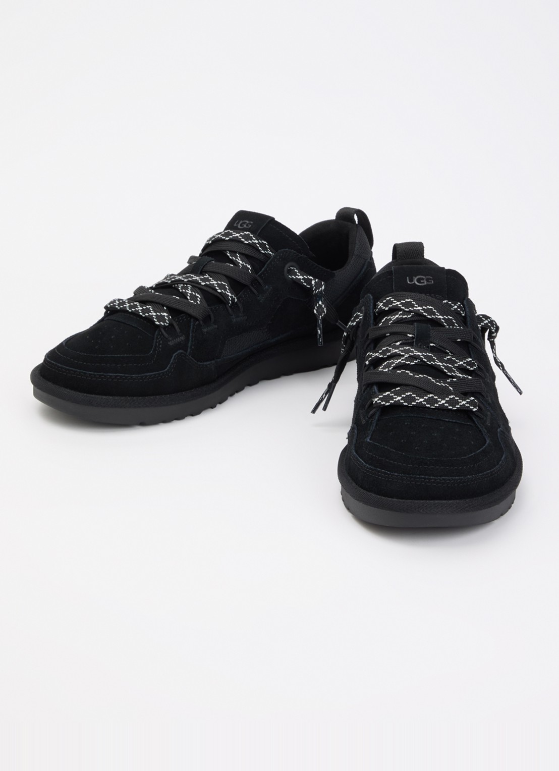 UGG Minimel sneaker met suède details - detail 2 zwart