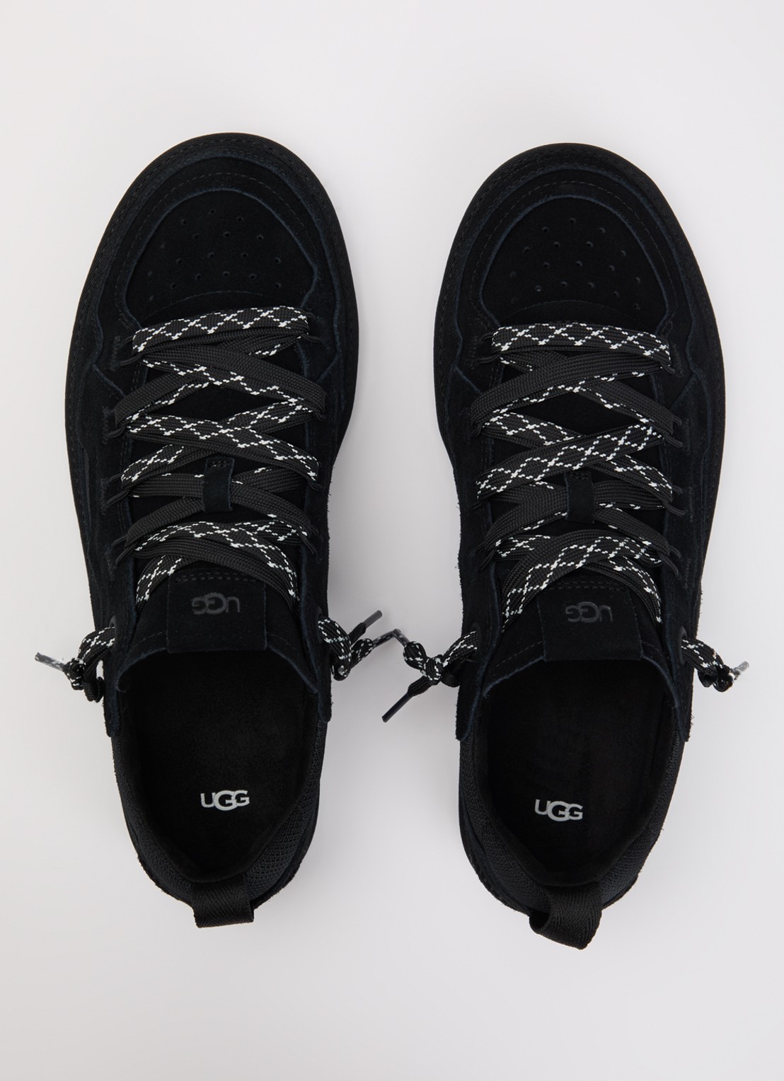 UGG Minimel sneaker met suède details - detail 3 zwart