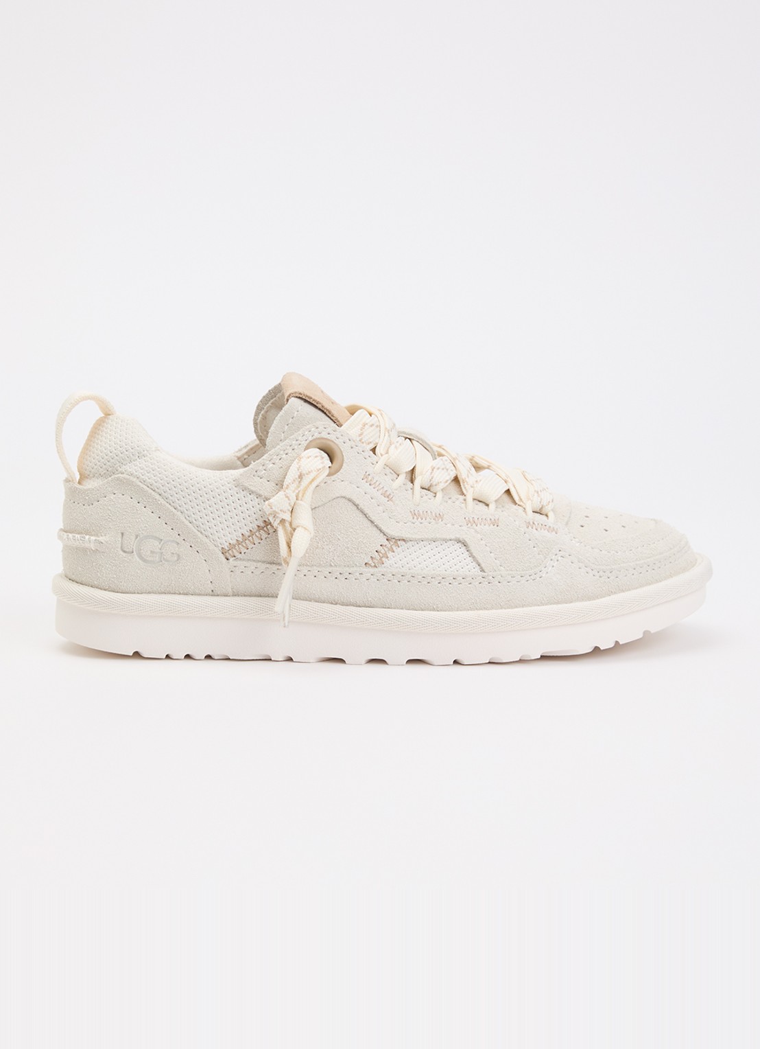 UGG Minimel sneaker van suède - voorkant 5 beige