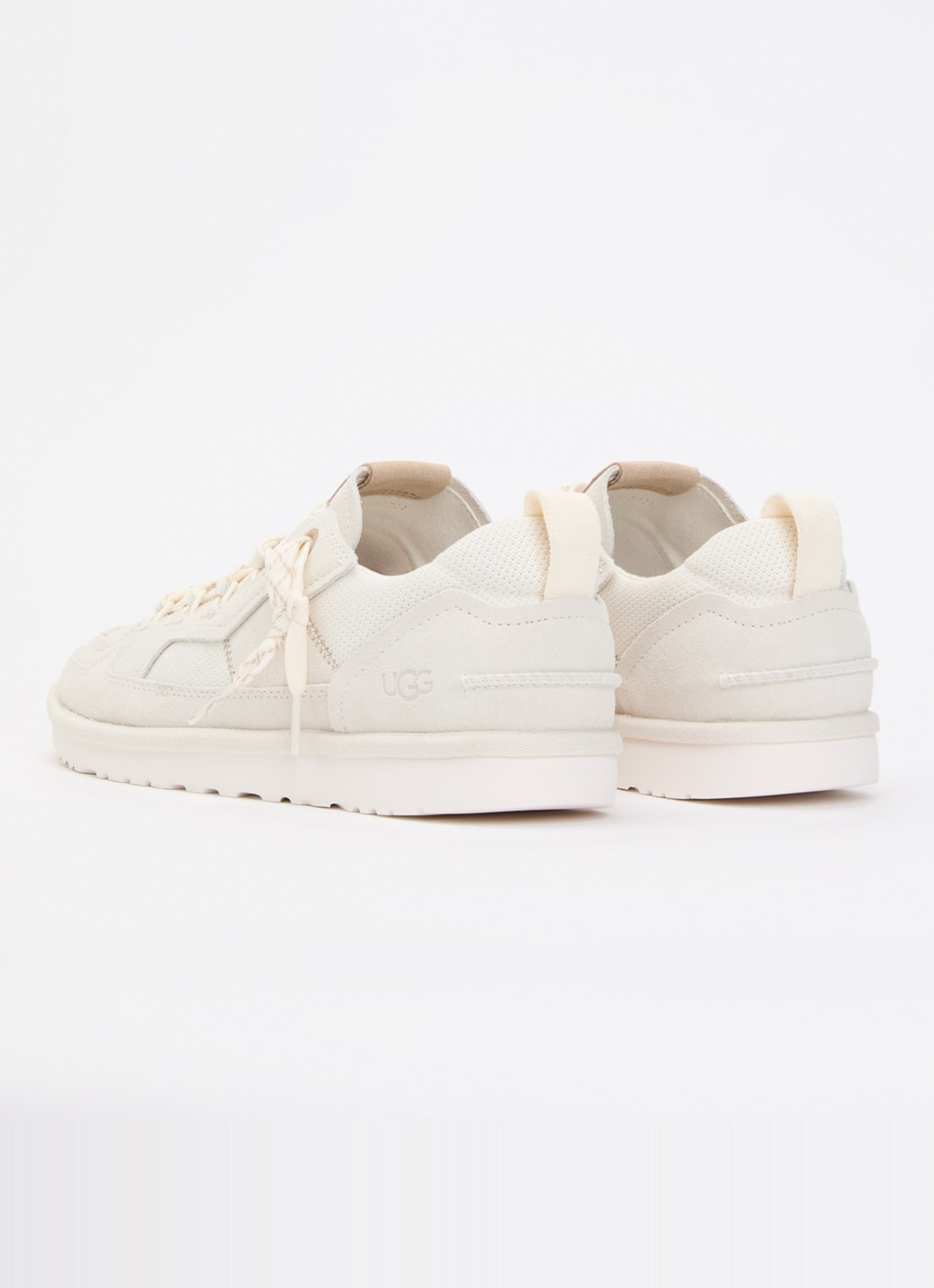 UGG Minimel sneaker van suède  - achterkant 2 gebroken wit