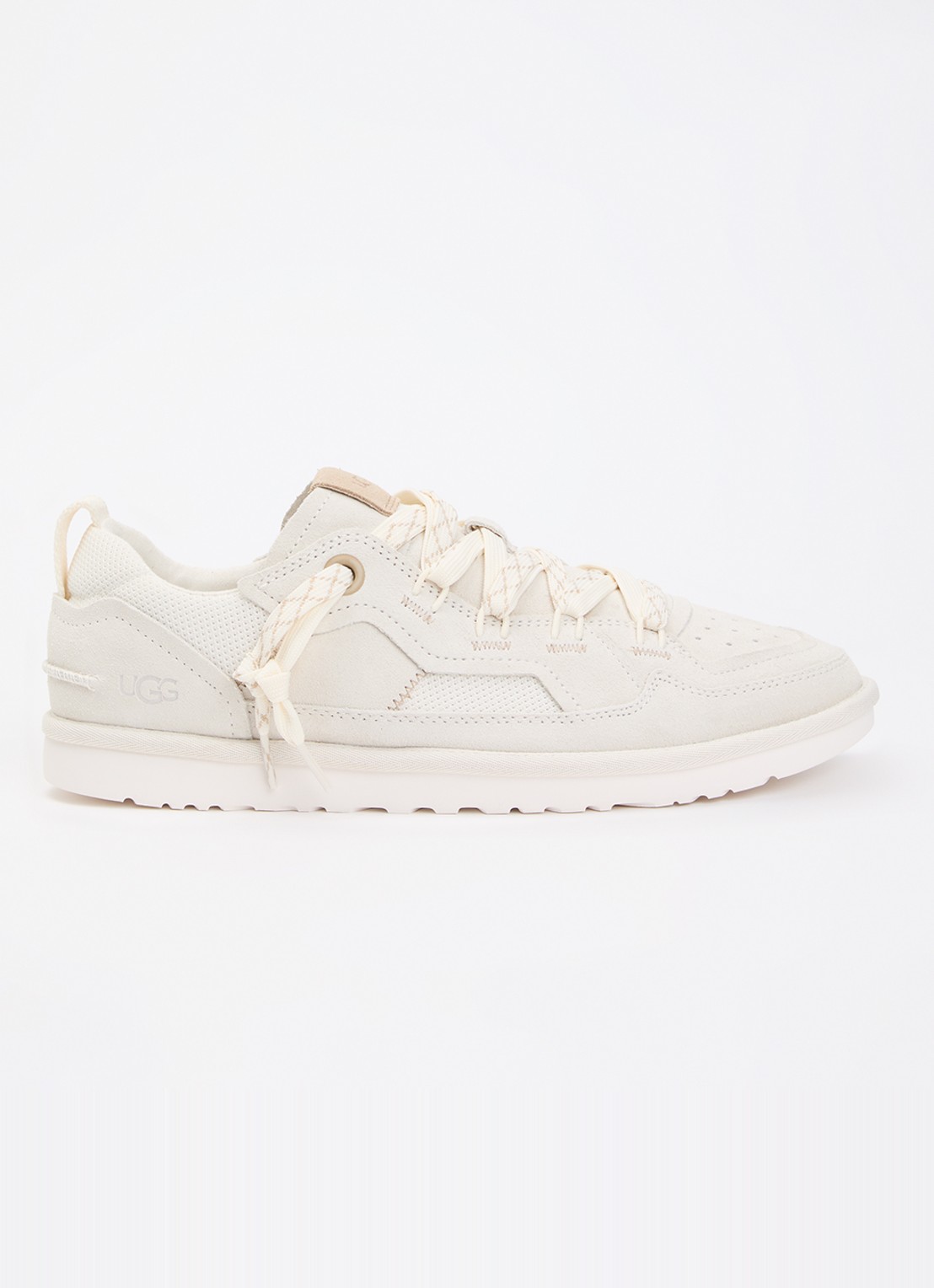 UGG Minimel sneaker van suède  - voorkant gebroken wit