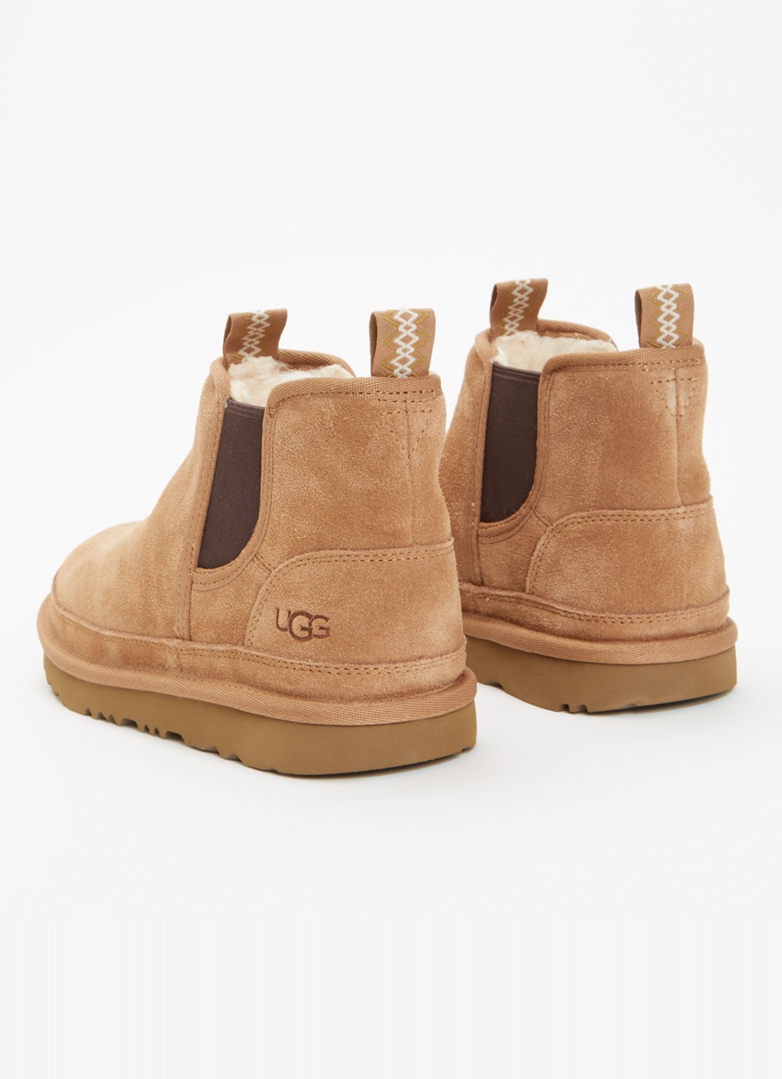 UGG Neumel chelsea boot van suède  - achterkant camel