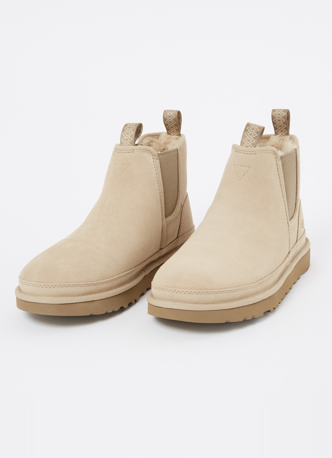 UGG Neumel chelsea boot van suède - detail 3 beige