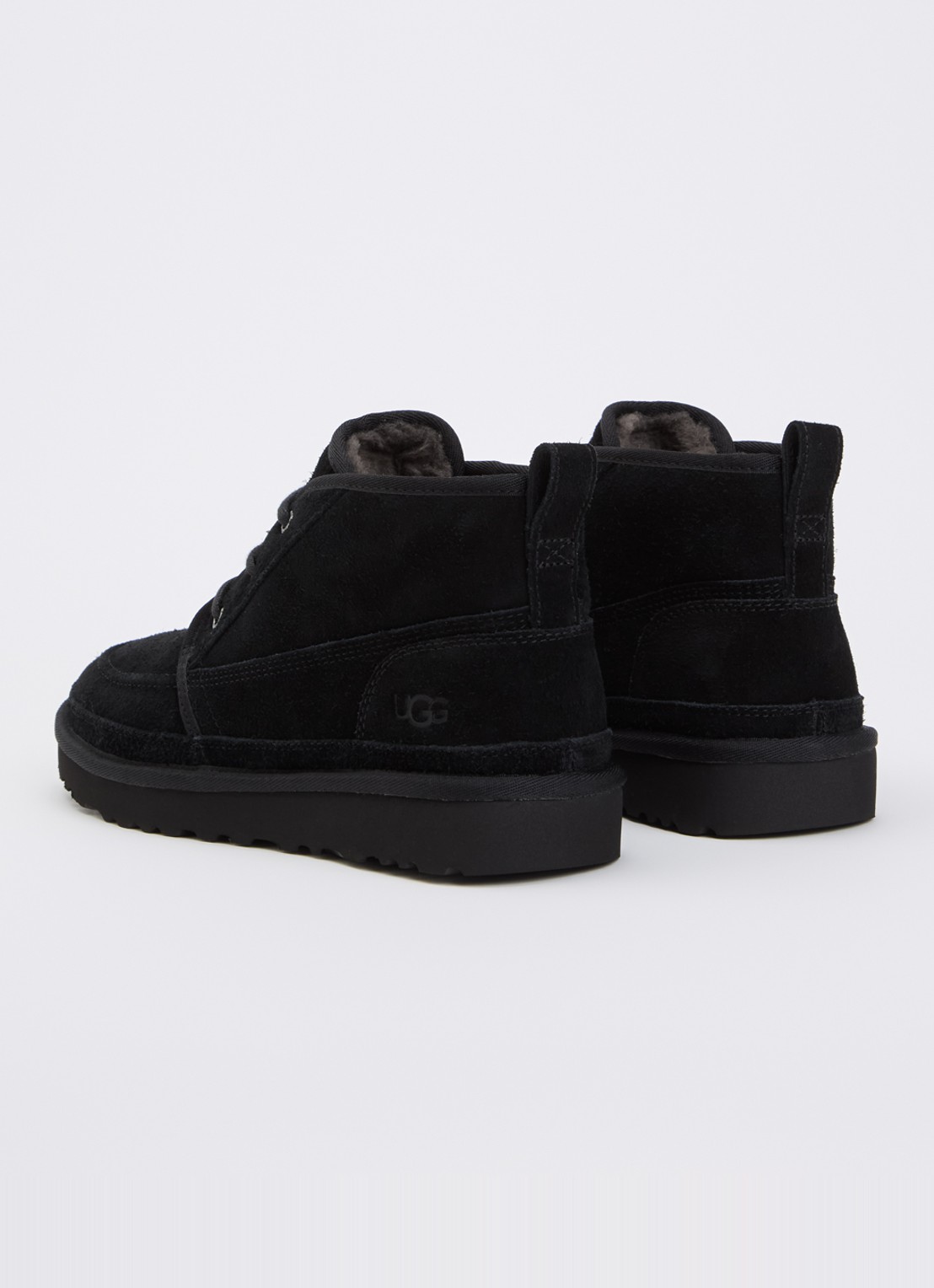 UGG Neumel Moc veterschoen van suède - achterkant 2 zwart