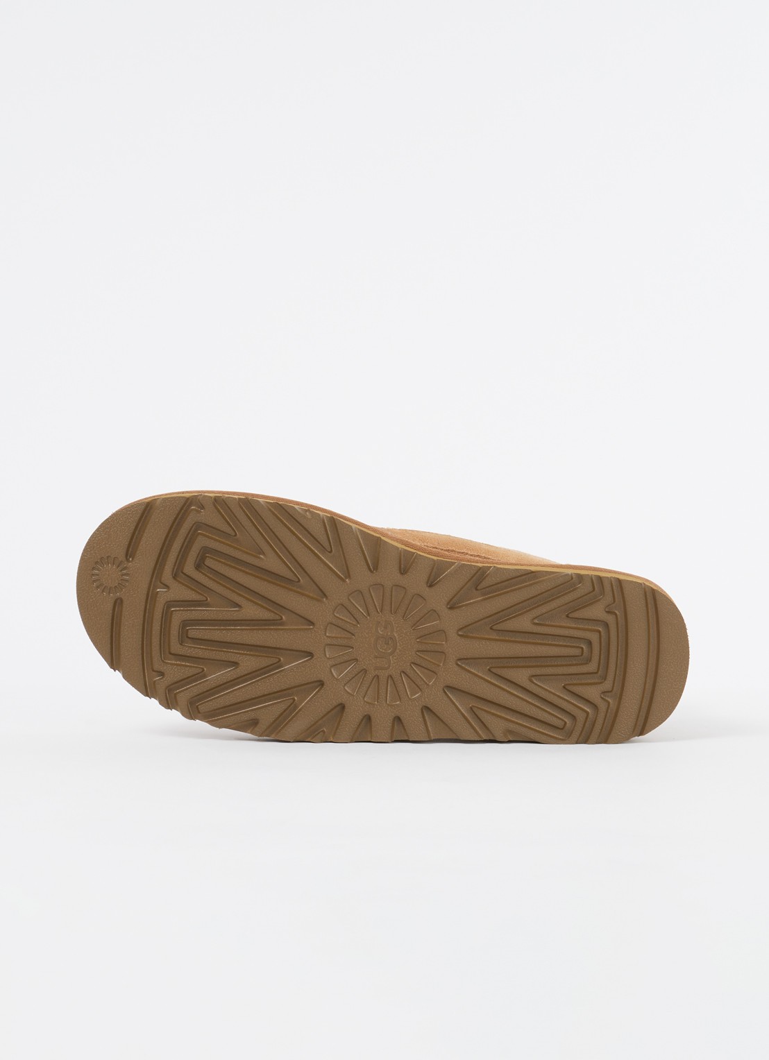 UGG Neumel veterschoen van suède met wol  - detail 2 donkeroranje