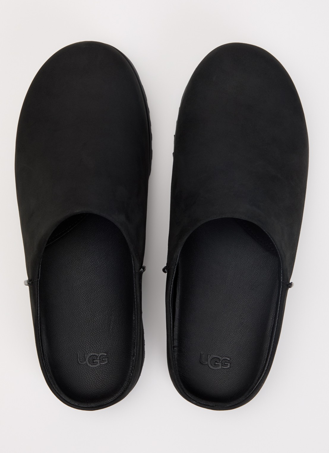 UGG Otzo muiltje van leer - detail 3 zwart