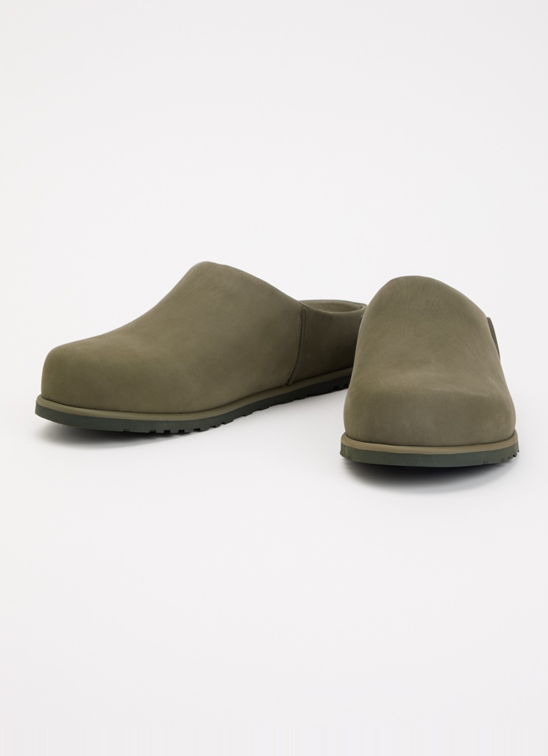 UGG Otzo muiltje van leer - detail olijfgroen