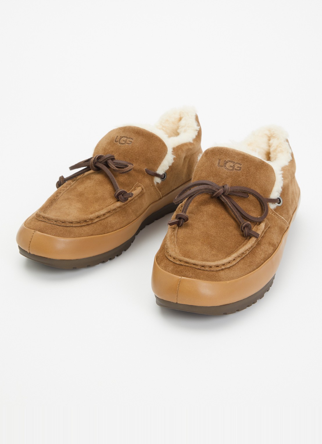 UGG Quill instapper van suède - detail lichtbruin