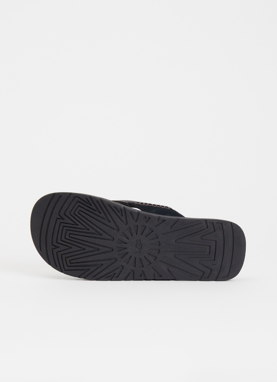UGG Seaside II Flip slipper van leer - detail 5 zwart