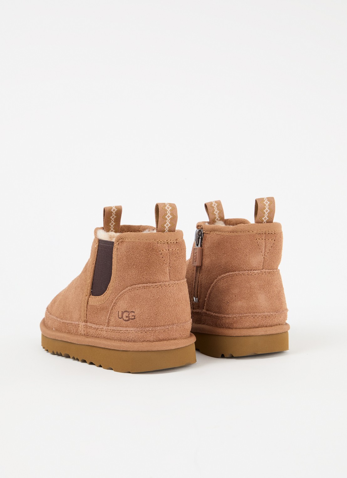 UGG T Neumel chelsea boot van suède  - achterkant camel