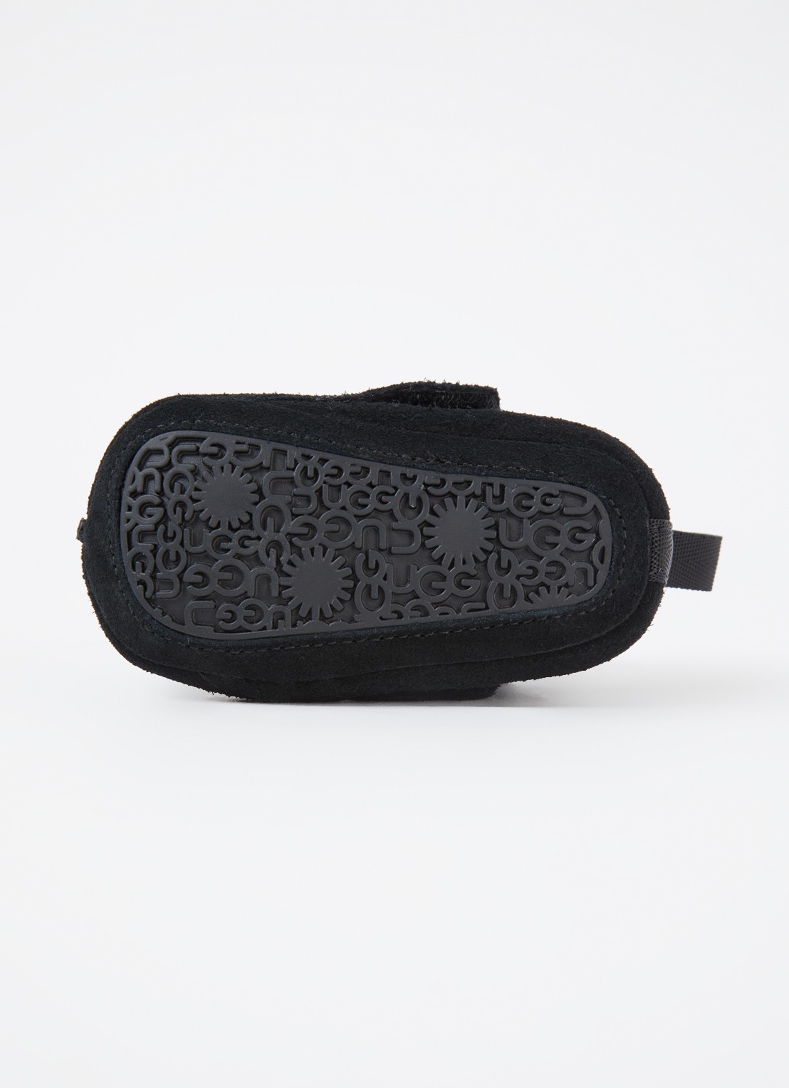UGG Tasman babyschoentje van suède met logo - detail 2 zwart