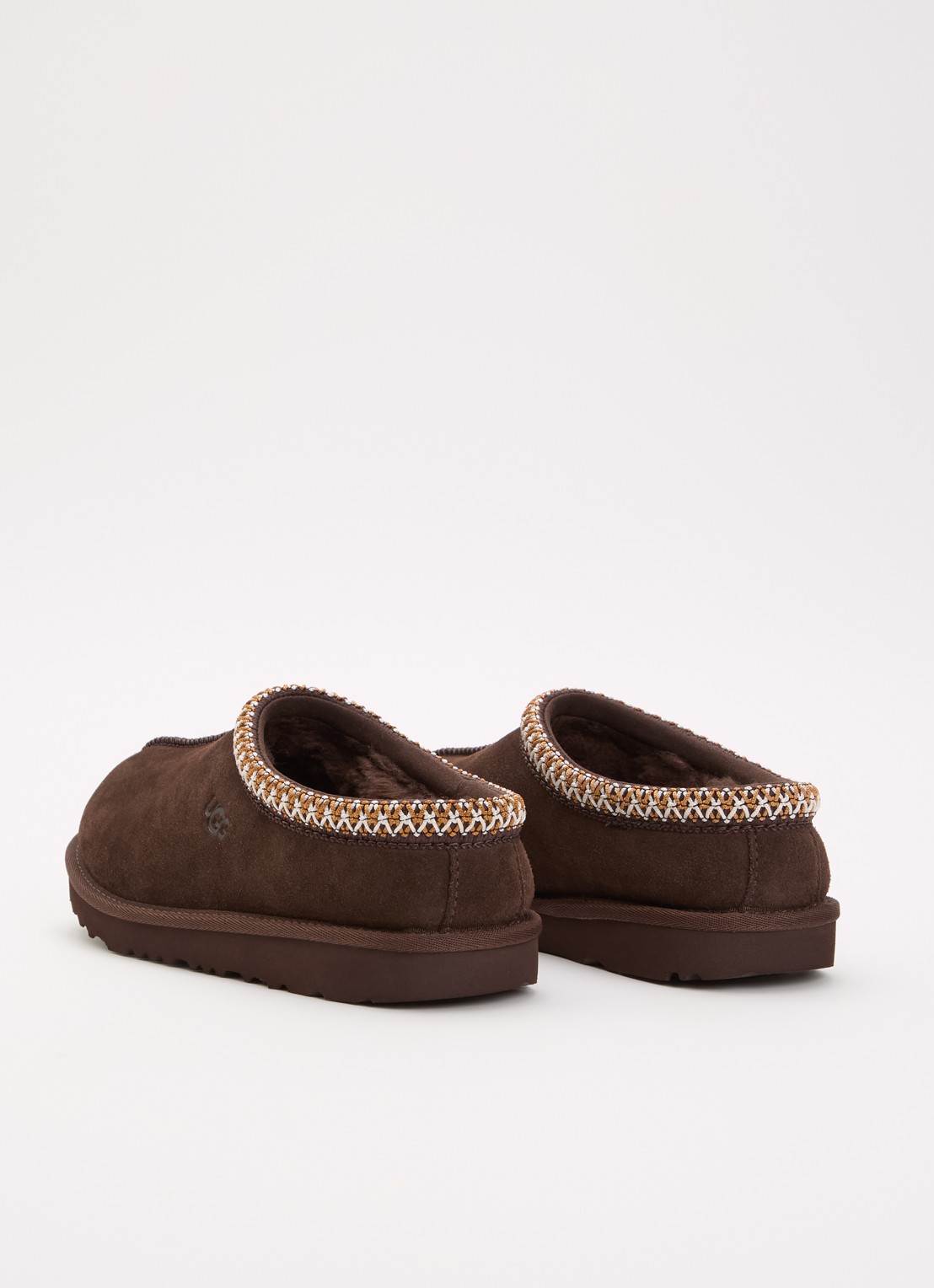 UGG Tasman II instapper van suède - achterkant 2 donkerbruin