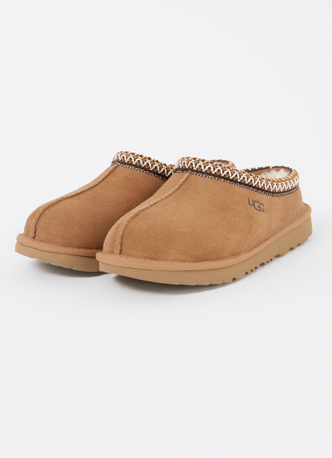 UGG Tasman II instapper van suède - detail camel