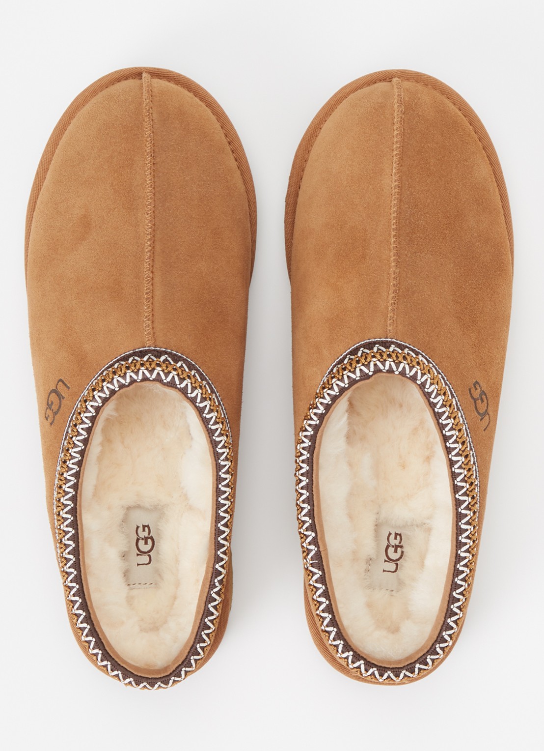 UGG Tasman II instapper van suède - detail 2 camel