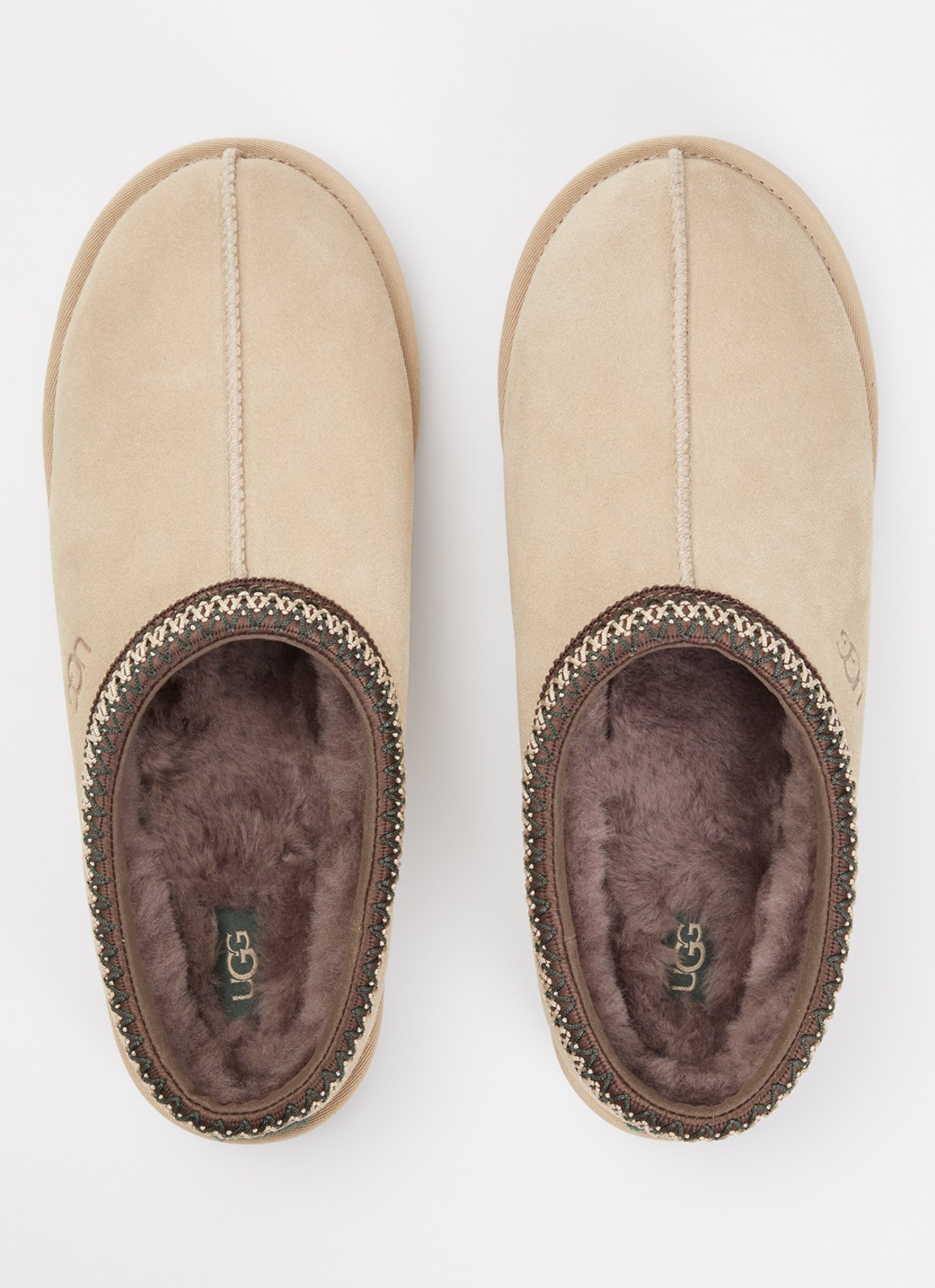 UGG Tasman II instapper van suède - detail 3 beige